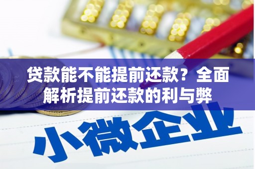 狮子贷款能不能提前还款？全面解析提前还款的利与弊