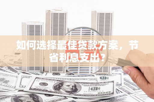 狮子如何选择最佳贷款方案，节省利息支出？