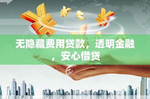 狮子无隐藏费用贷款，透明金融，安心借贷