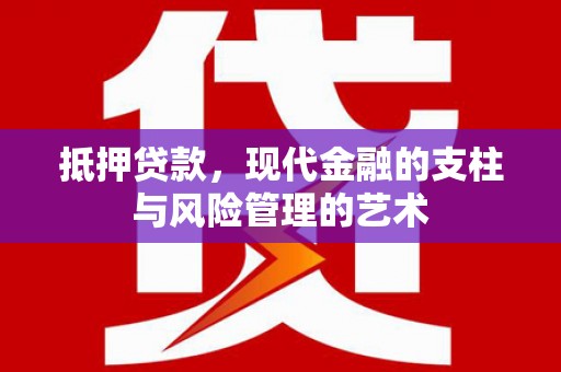 狮子抵押贷款，现代金融的支柱与风险管理的艺术