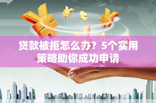 狮子贷款被拒怎么办？5个实用策略助你成功申请