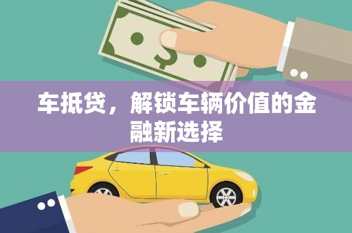 狮子车抵贷，解锁车辆价值的金融新选择