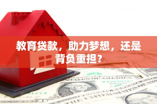 狮子教育贷款，助力梦想，还是背负重担？