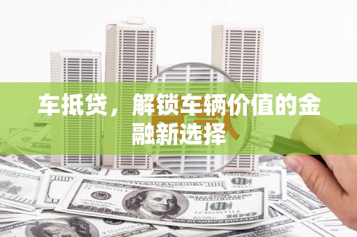 狮子车抵贷，解锁车辆价值的金融新选择