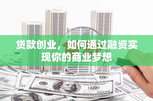 狮子贷款创业，如何通过融资实现你的商业梦想