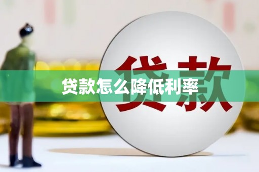 狮子贷款怎么降低利率