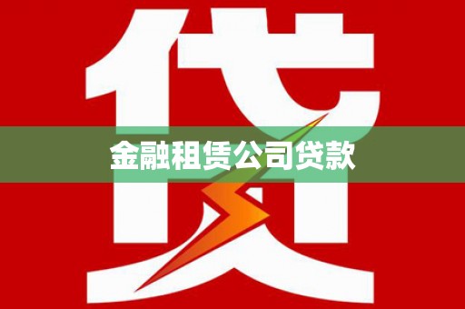 狮子金融租赁公司贷款