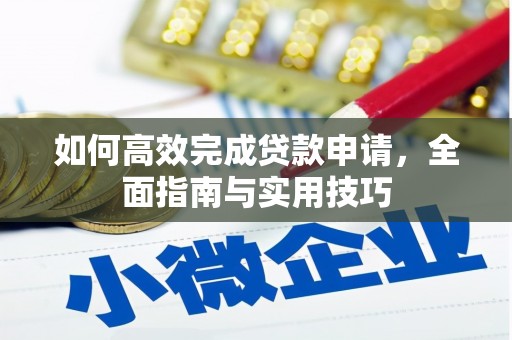 狮子如何高效完成贷款申请，全面指南与实用技巧