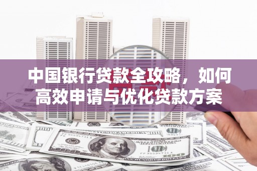 狮子中国银行贷款全攻略，如何高效申请与优化贷款方案