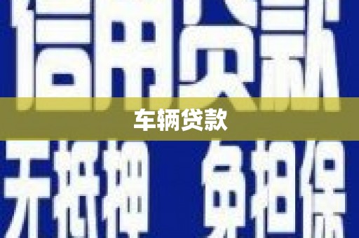 狮子车辆贷款